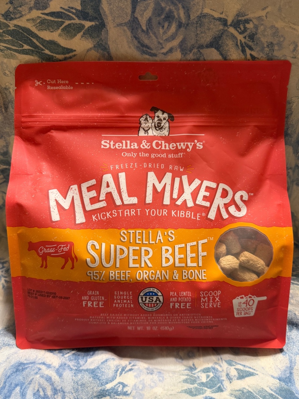 Stella & Chewy’s Meal Mixers Super Beef for Dogs